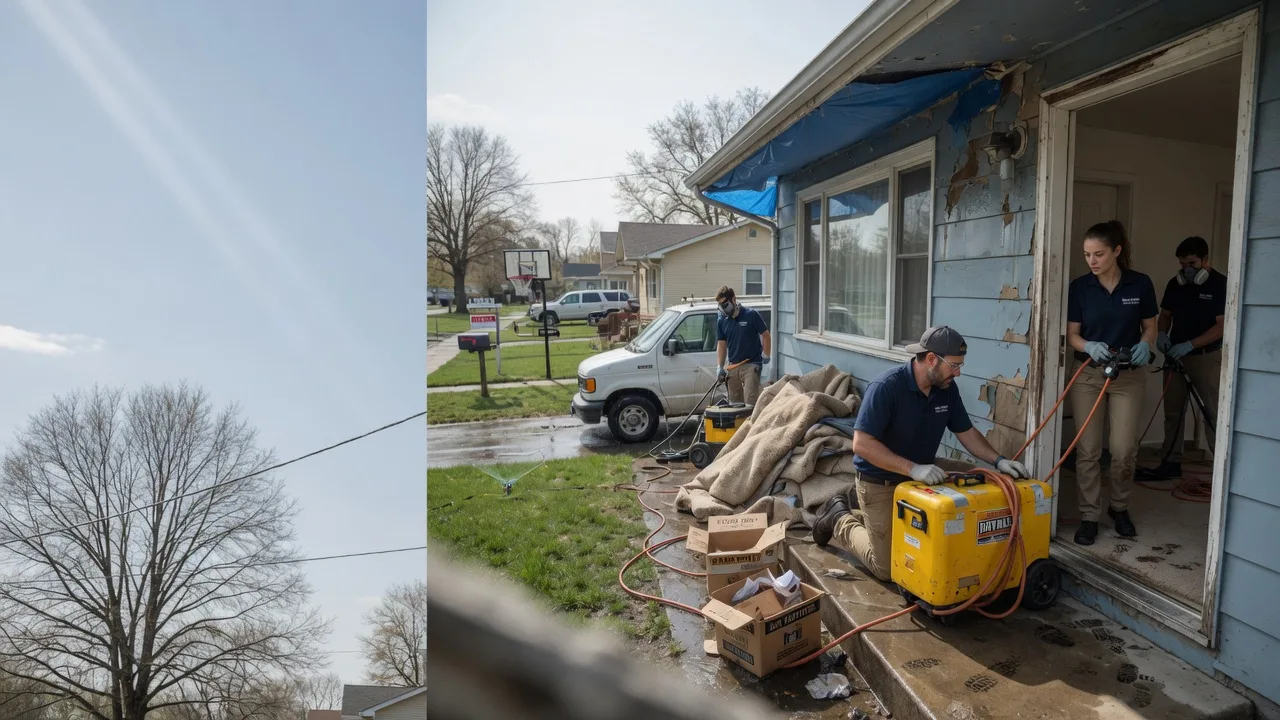 Basement Flood Cleanup in Burlington, MI near me